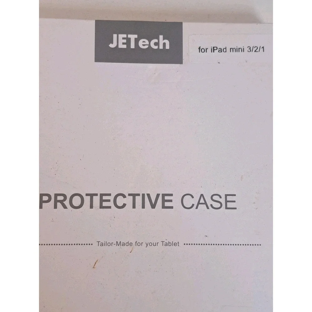 JETech iPad Mini 1/2/3 Case Smart Cover Slim Stand Auto Sleep/Wake Black